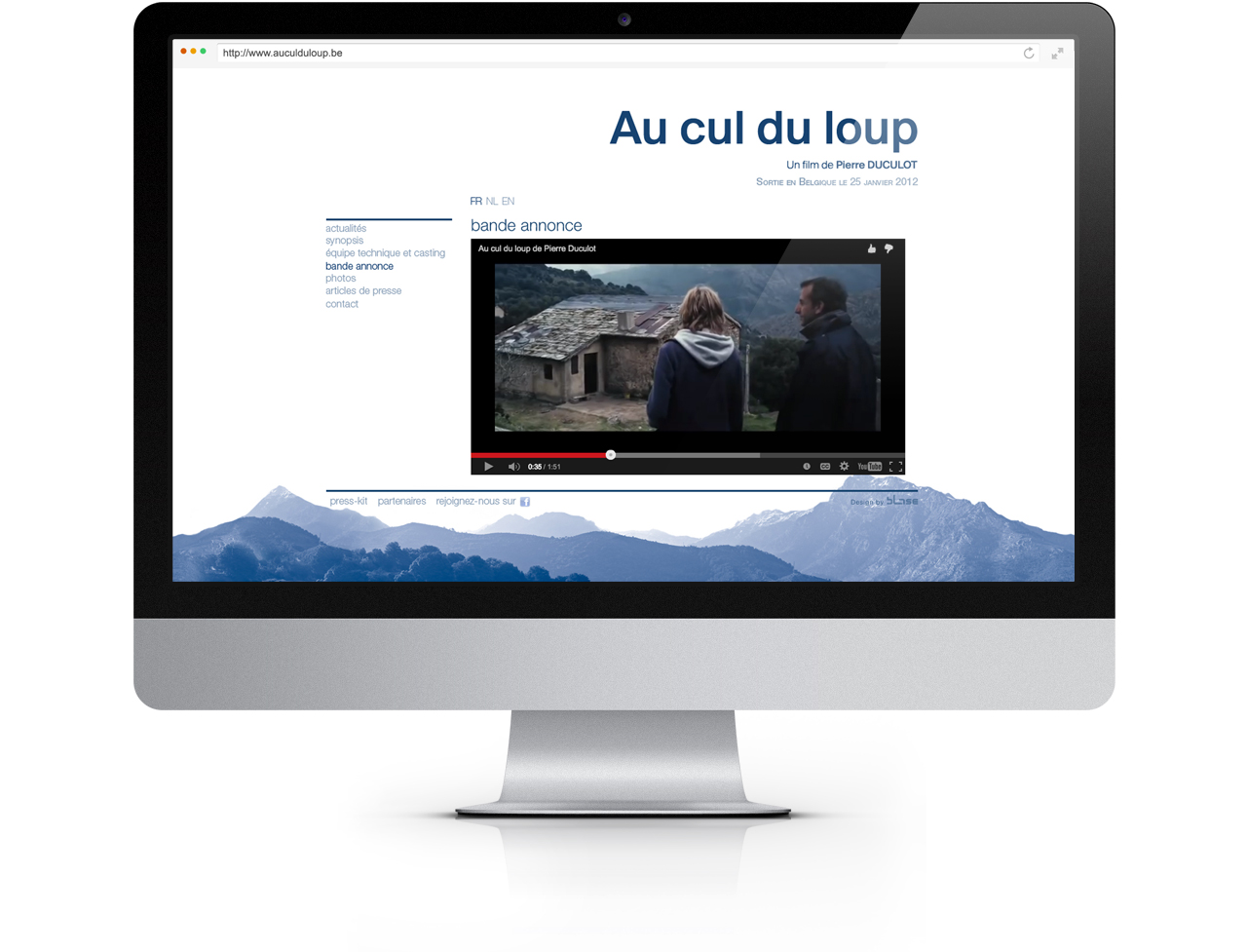Site web du film Au cul du loup