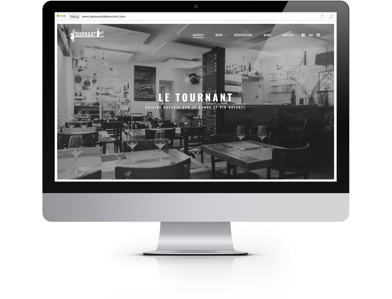 Site web Restaurant Le Tournant