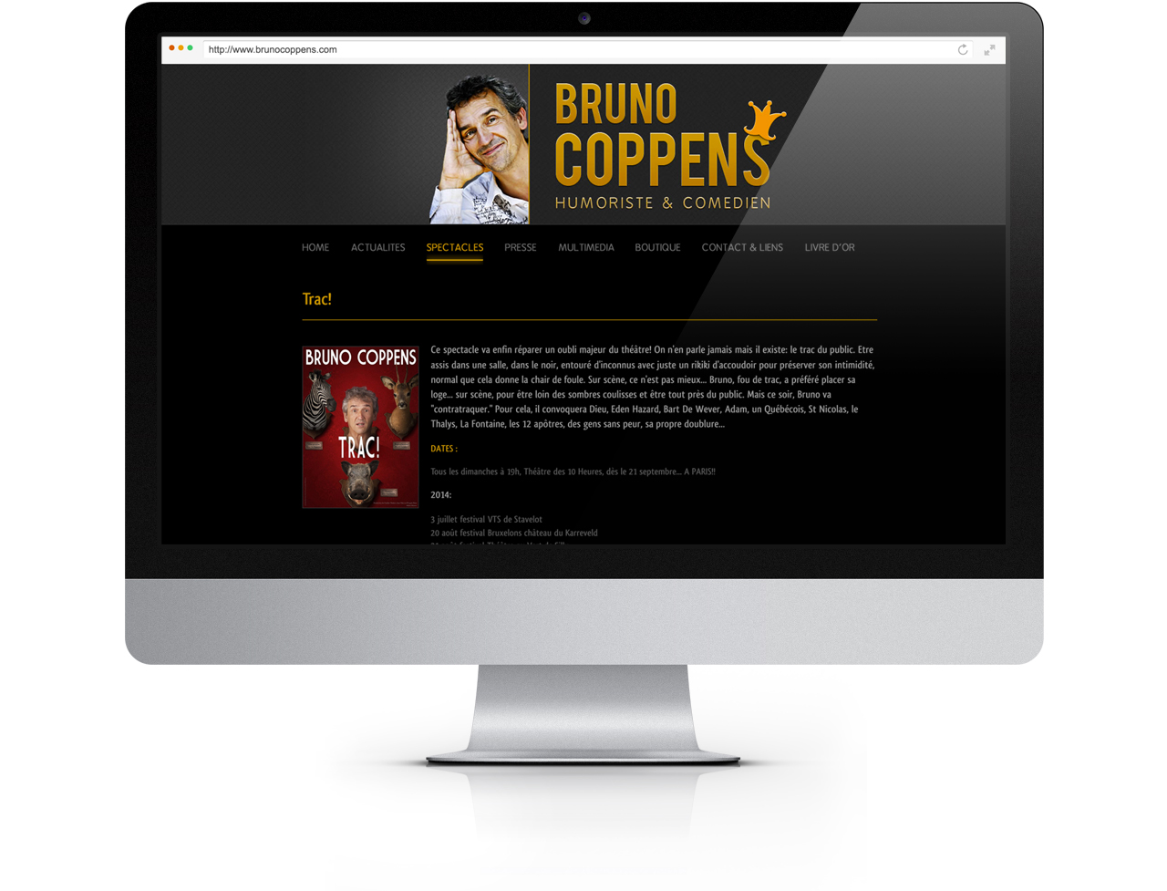 Site web Bruno Coppens